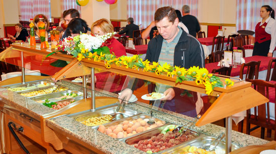 Диетическое питание по системе «шведский стол» в санатории Центросоюз-Кисловодск